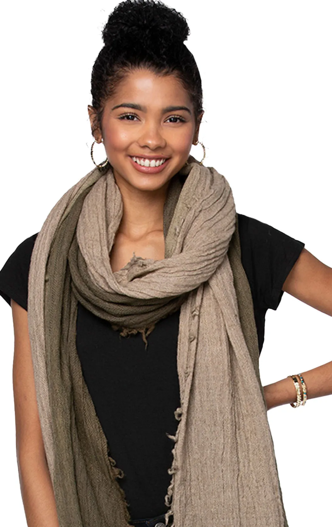 2-Tone Ombre Scarf Wrap