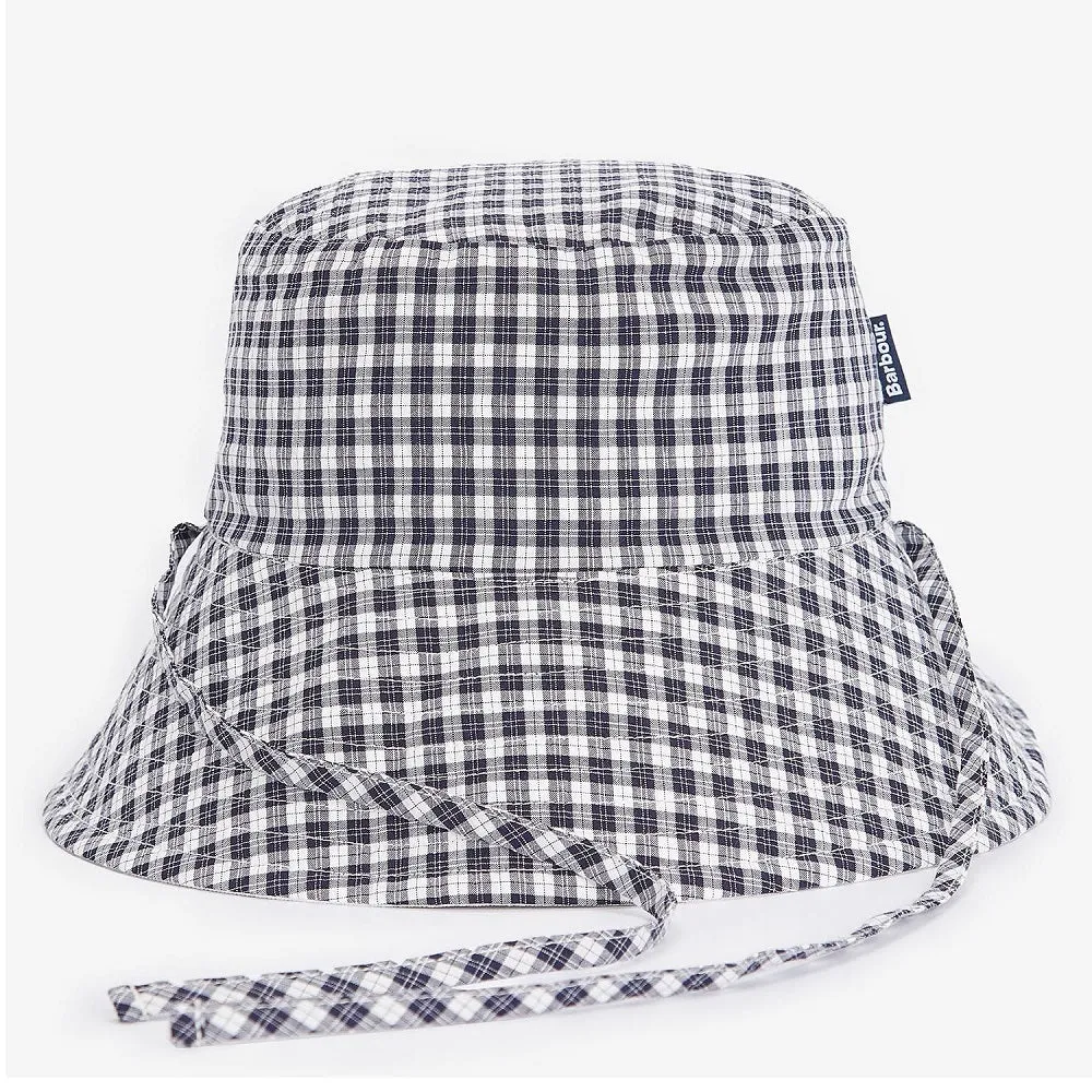 Barbour Kilburn Reversible Bucket Hat In Classic White