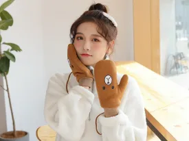 Bear Gloves - Brown