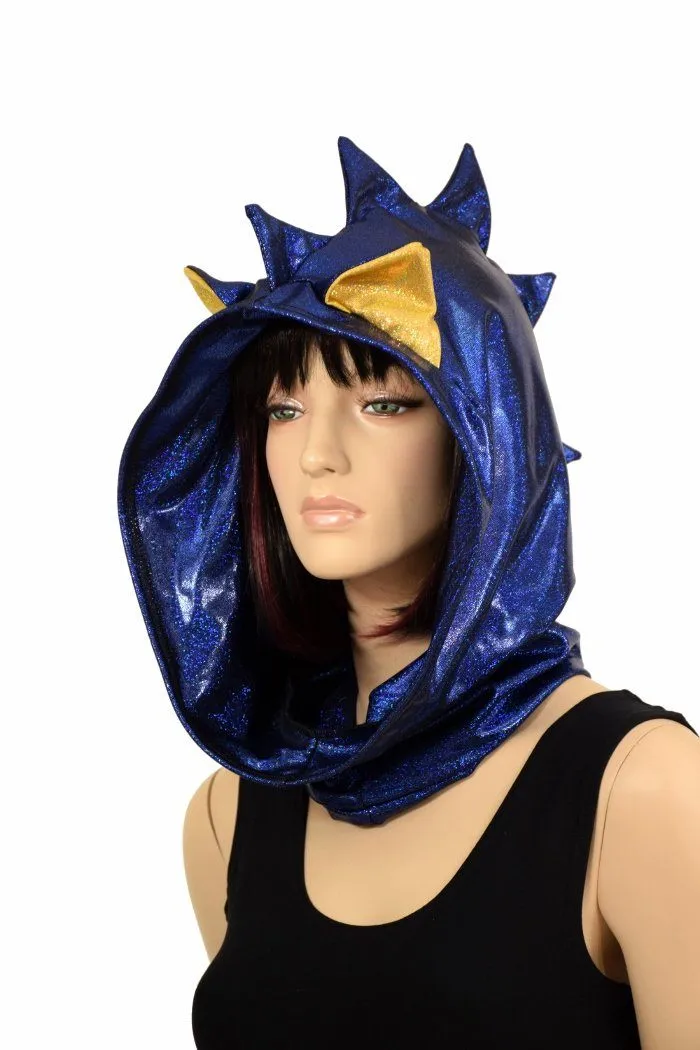 Blue Hedgehog Short Hood