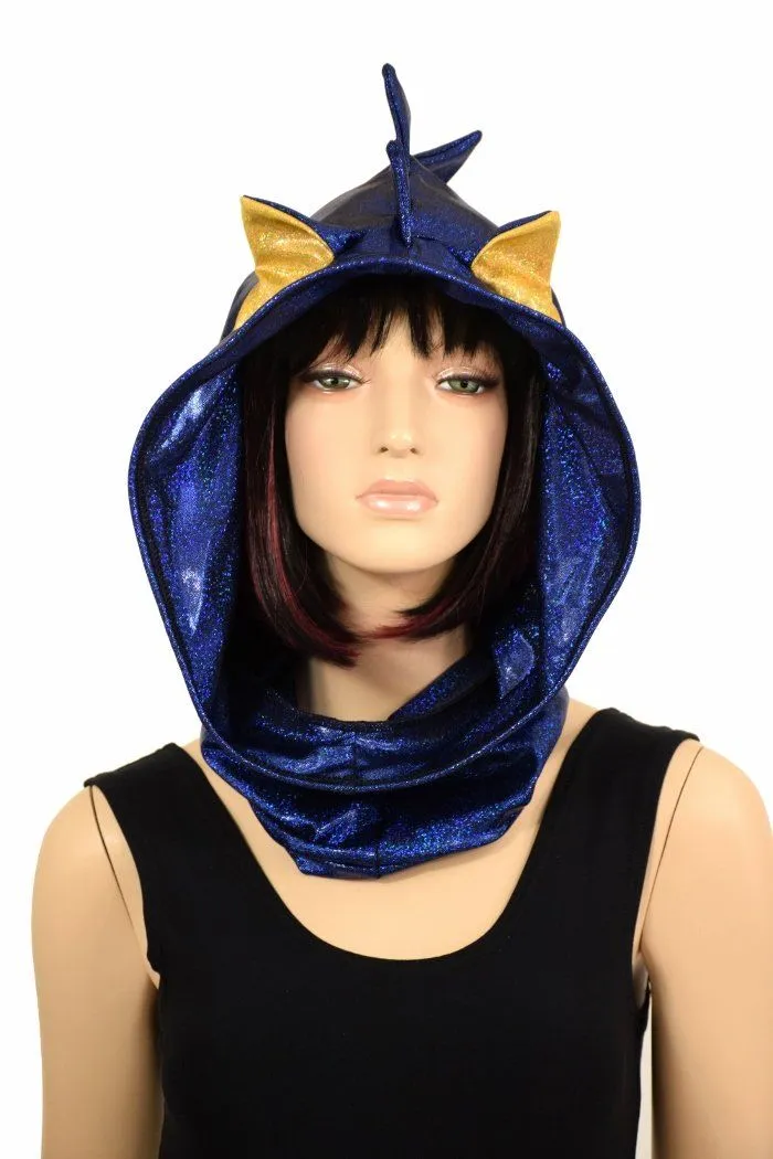 Blue Hedgehog Short Hood