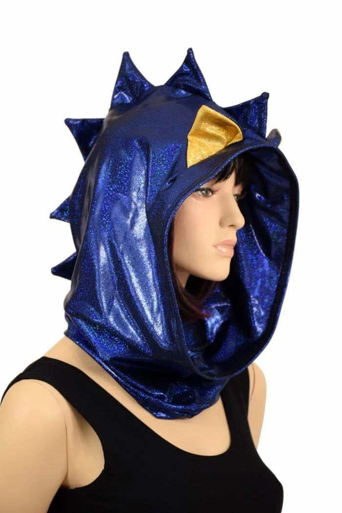 Blue Hedgehog Short Hood