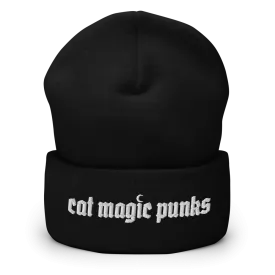 Cat Magic Punks Logo Knit Beanie