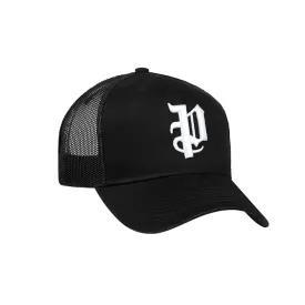 Cotton Twill Trucker Hat (Black) - PA2054TTGB224