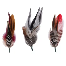 DapperFam Hat Feathers Pack of 3 Millinery Feathers