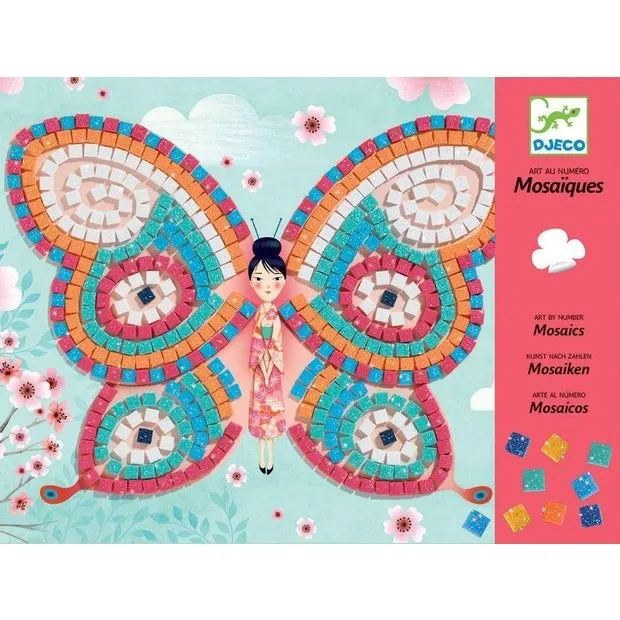 Djeco Art   Craft Mosaics - Butterflies