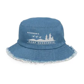 Dunnabeck Distressed Denim Bucket Hat