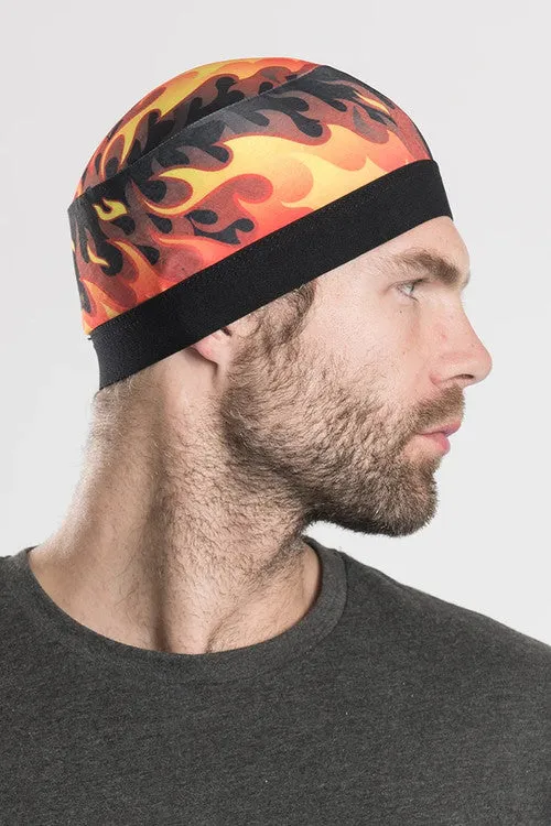 FLAMES SKULL CAP SOAKER M/L 57713