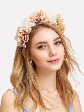 Flower Decorated Headband