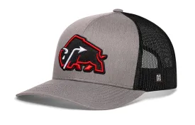 JBR Red Bison  |  Gray Black Buffalo Snapback