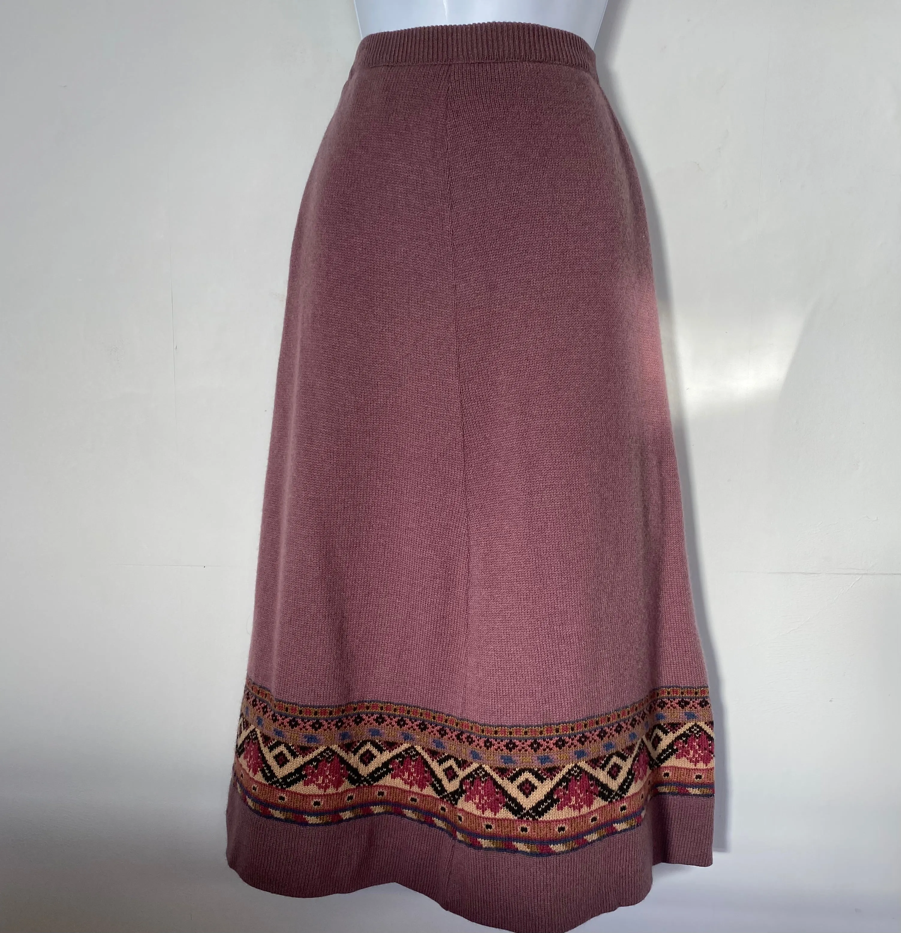 John Ashpool cashmere wool knit skirt size s