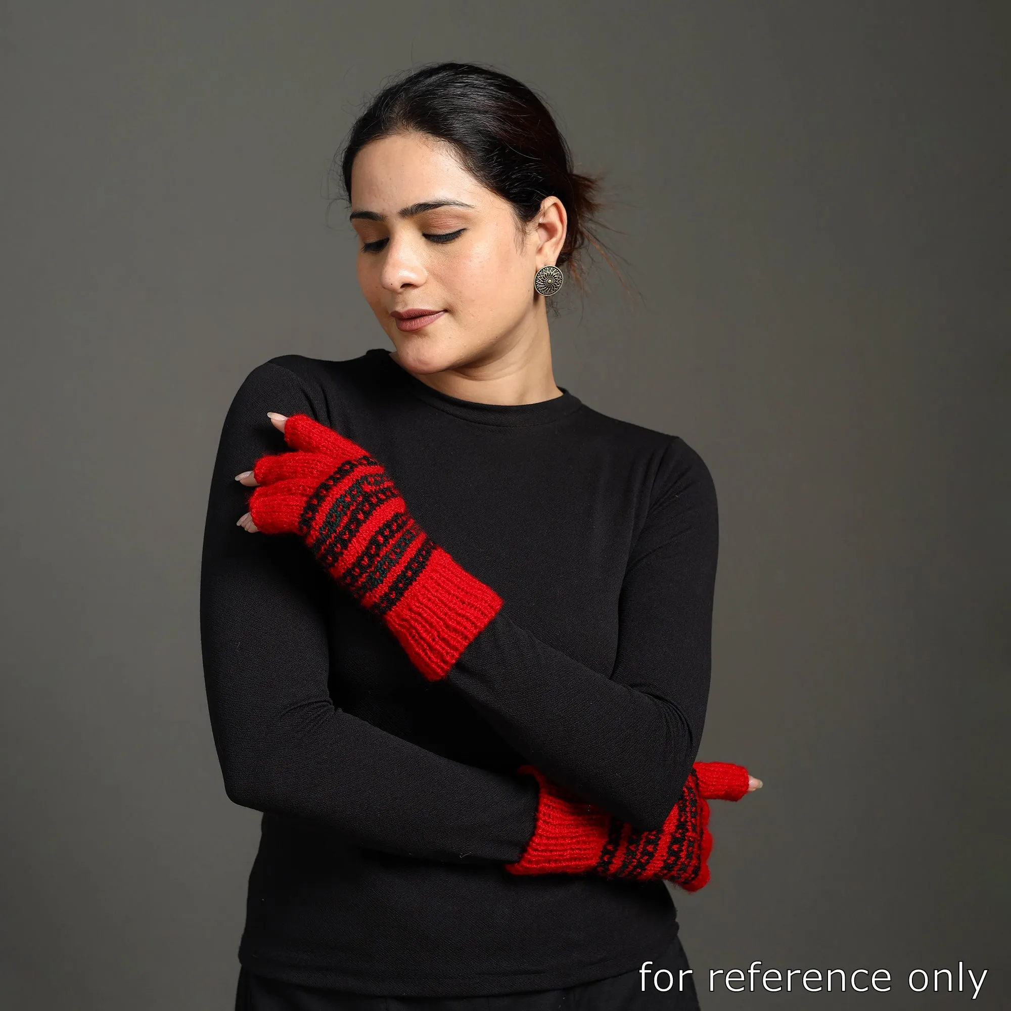 Kumaun Hand Knitted Woolen Gloves (Adult) 23