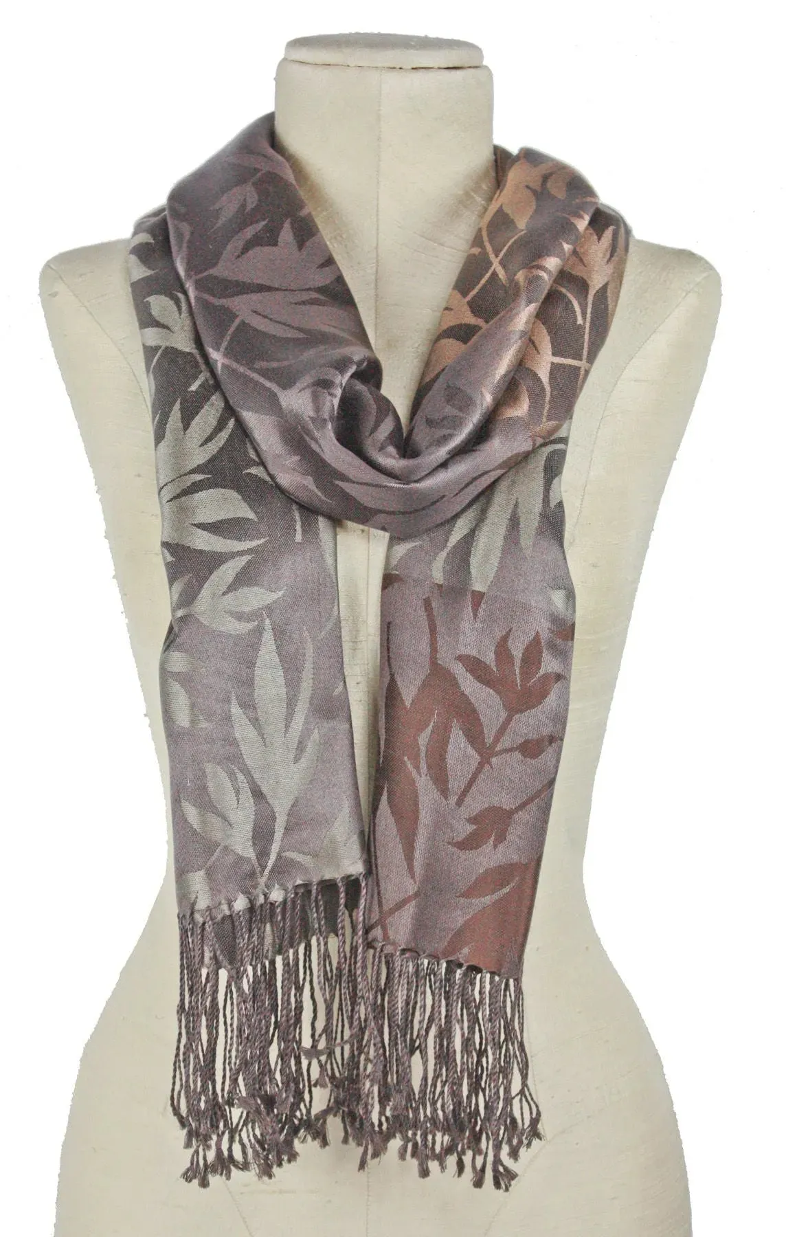 Leaf Silk Scarf