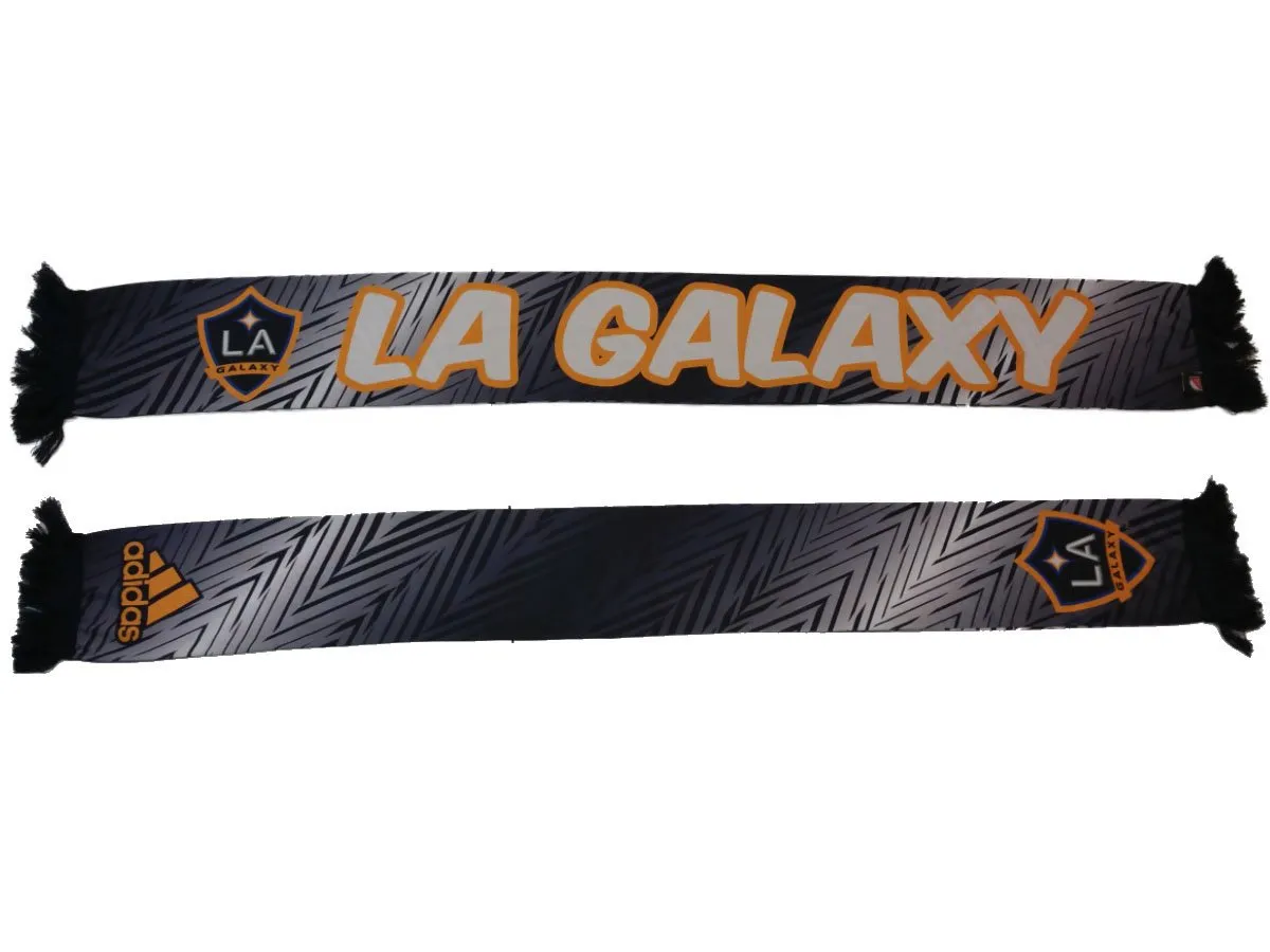 Los Angeles LA Galaxy Aiddas Gradient Style Reversible Scarf (58" x 7")