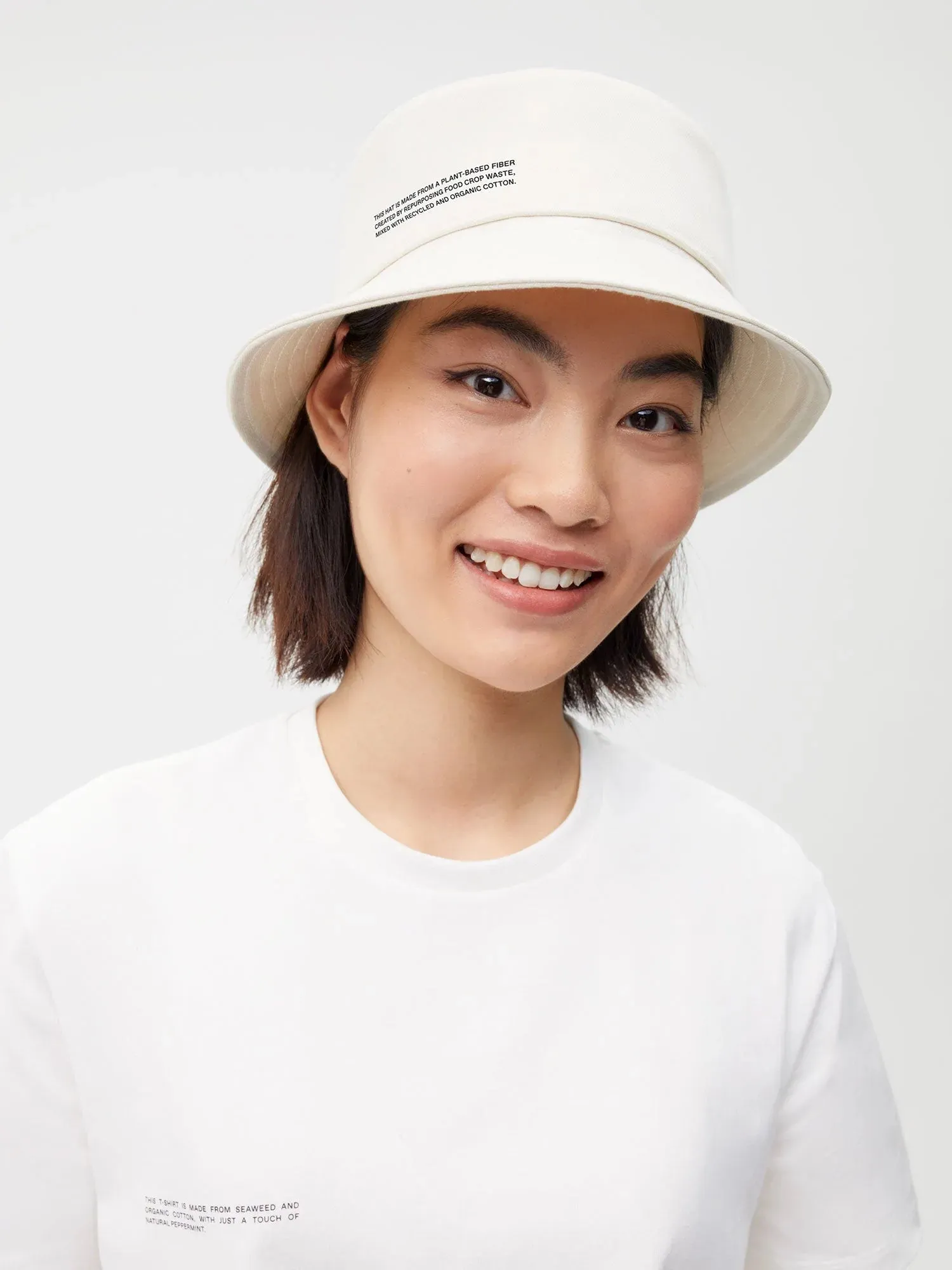 Oilseed Hemp Bucket Hat—ecru ivory