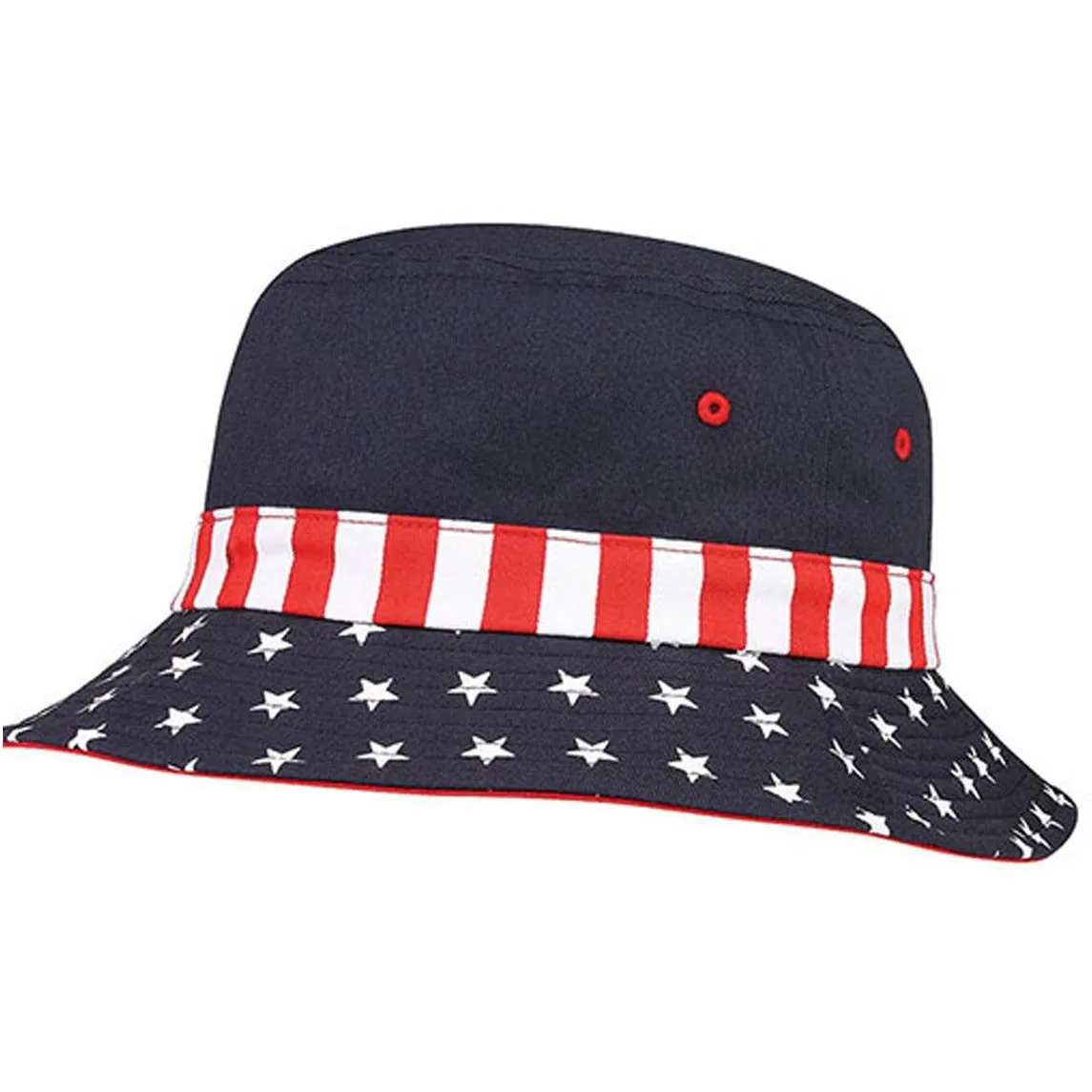 Patriotic America USA Bucket Hat