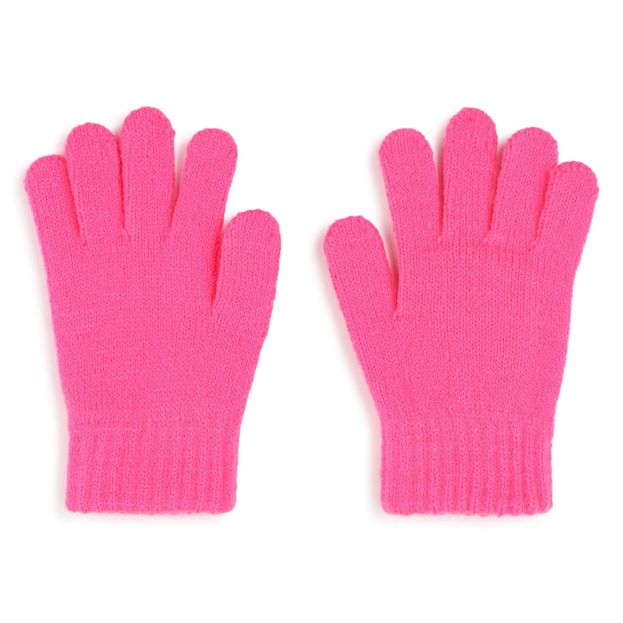 Sequin Heart Gloves | Pink