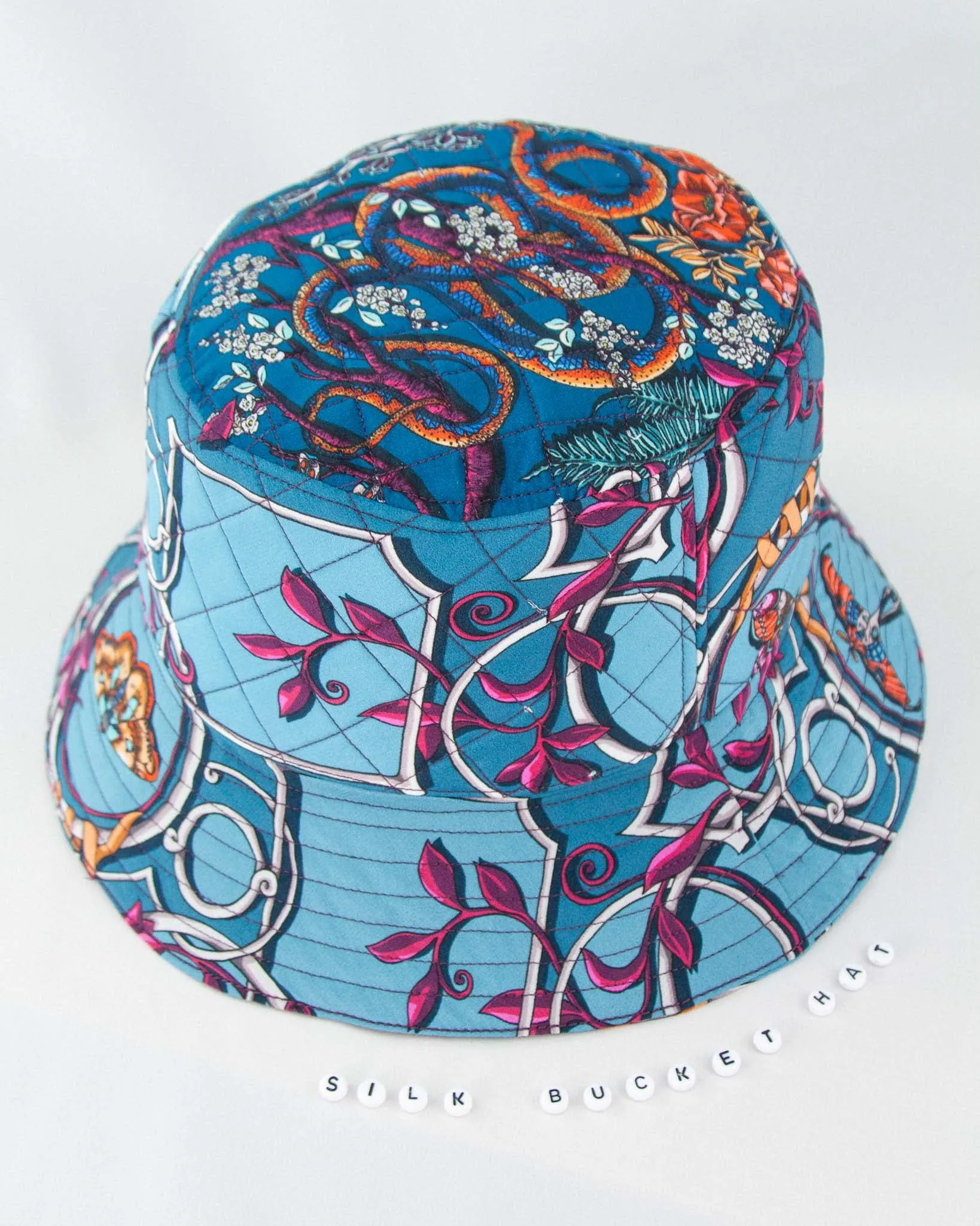 The Cameo Silk Bucket Hat