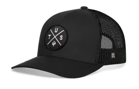 Tucson Trucker Hat  |  Black TUS Snapback