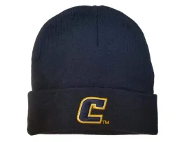 University of Tennessee in Chatanooga Navy Acrylic Knit Cuffed Beanie Hat Cap