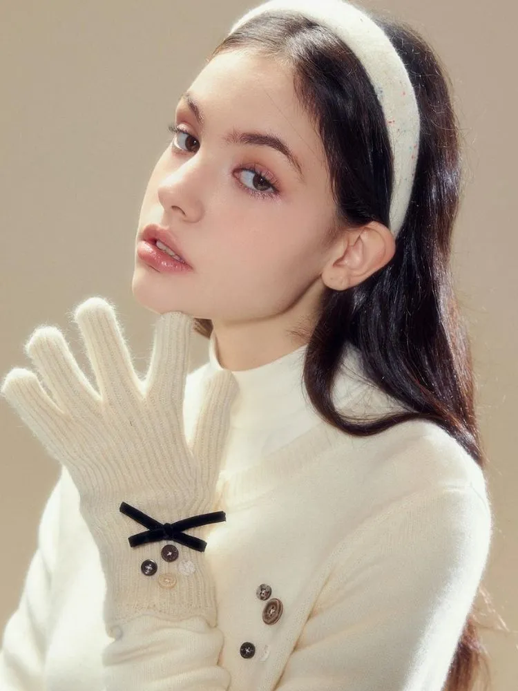 Warm Sheep Velvet Girls Gloves【s0000003638】