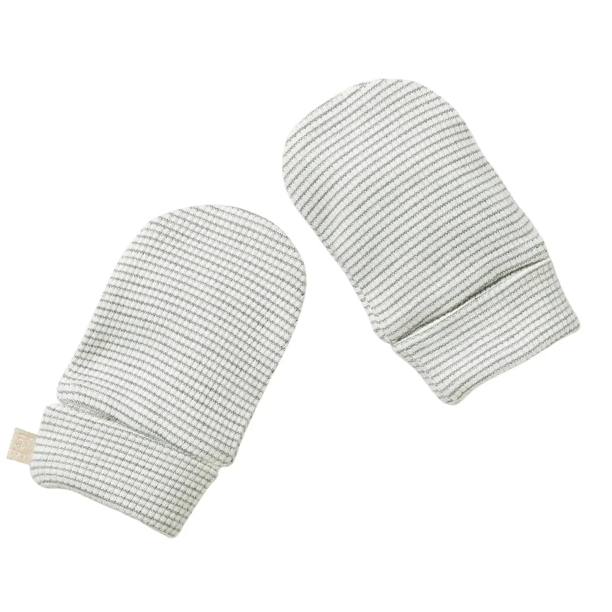 Wilson & Frenchy Organic Stripe Rib Mittens - Fern